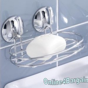 Wenko Smart-Loc Bathroom Shower Chome Soap Dish
