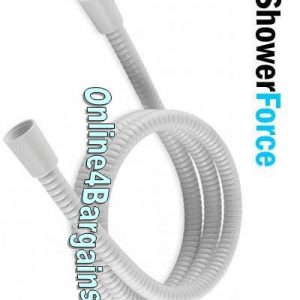 1.75m White PVC shower hose