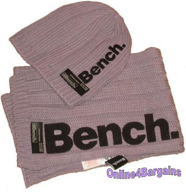 Bench Girls Lilac Knitted Fashion Hat & Scarf Set
