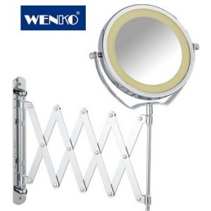 WENKO BROLO LED Extendable Wall Mirror