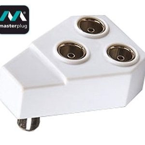 Masterplug TV/FM Splitter Combiner 3 Way
