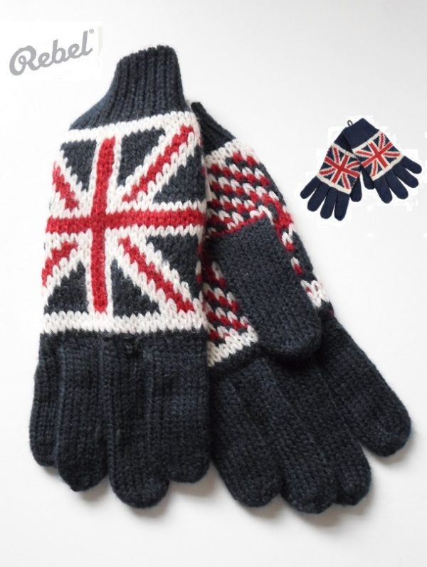 Young Division Union Jack Kids gloves