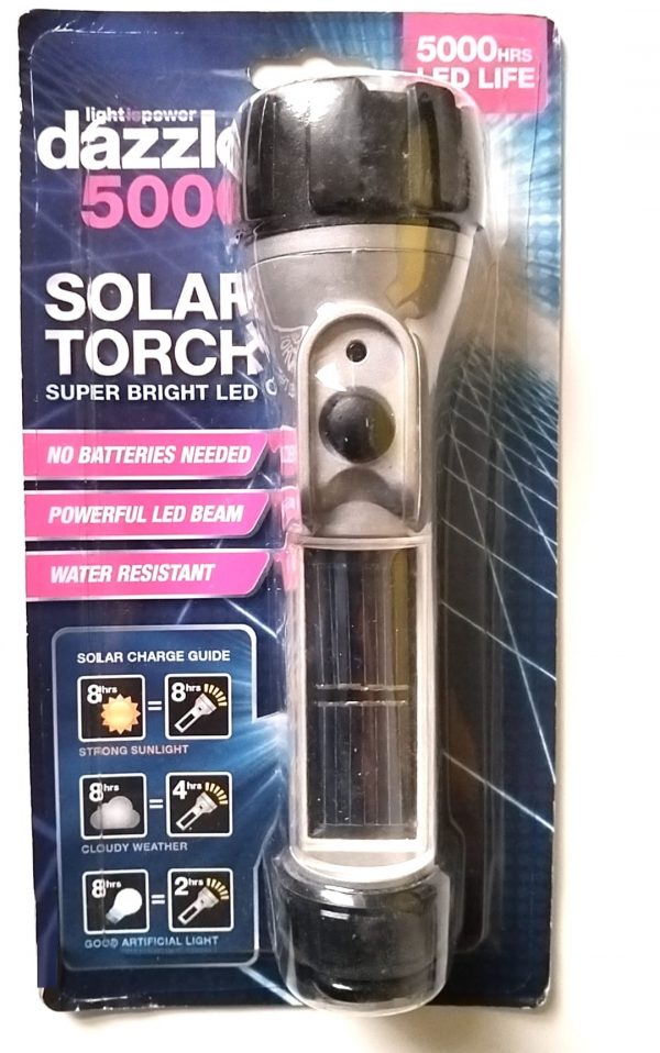 DAZZLE 5000 Super Bright LED Solar Torch