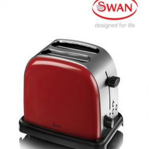 Swan Red 2 Slice Toaster ST14010REDN