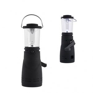 ENZO Camping LED Wind Up Lantern Torch/Lamp
