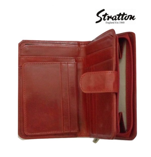 Stratton Branded Luxury Italian Leather ladies wallet and a purse