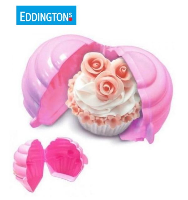 Eddingtons Pink Cupcake Keeper protector box