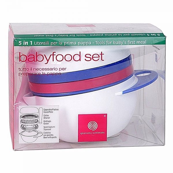 Quaranta Settimane 5 in 1 Baby Feeding Set