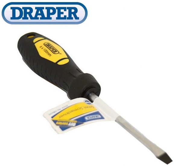 Draper 08600 6mm Hardened Flat Screwdriver