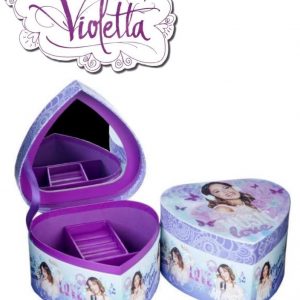 Disney Violetta Girls heart Shaped Jewelry box
