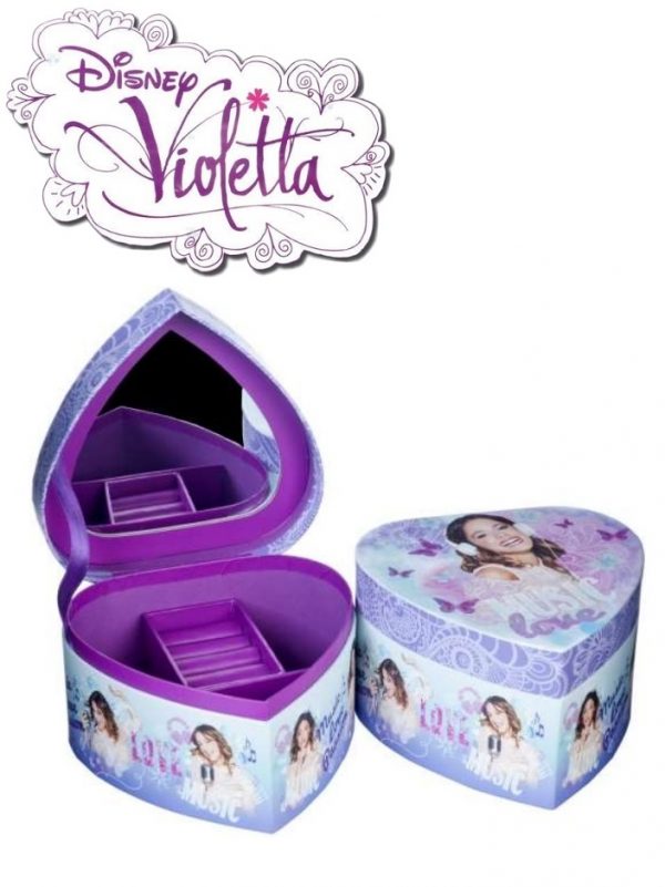 Disney Violetta Girls heart Shaped Jewelry box