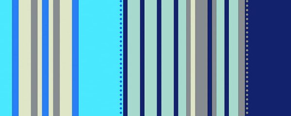 d-c-fix High Quality Acrylic Maurice Blue Stripes Tablecloth 160cm circular