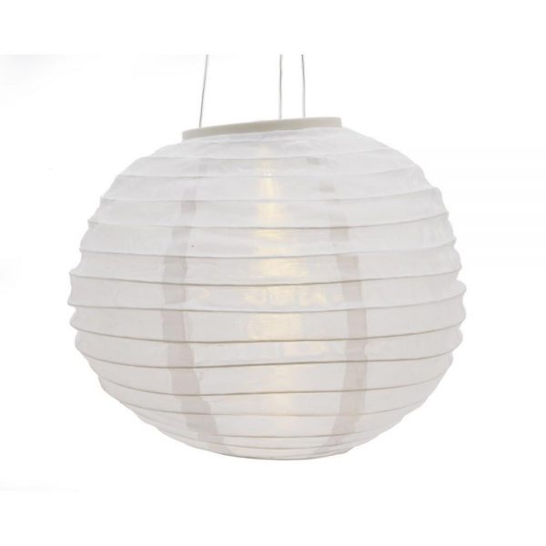 Lumineo 30cm chinese Style Waterproof Cloth LED solar lantern