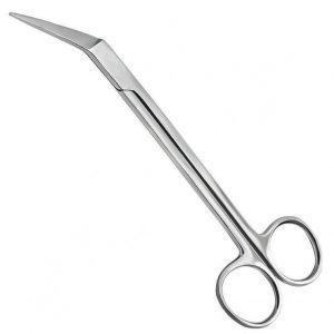 Extra Long Angled Curved Stainless Steel Toe Nail Scissors