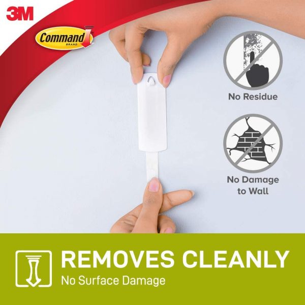 3M Command White Self Adhesive Sawtooth Picture Hanger.Holds up to 1.8Kg