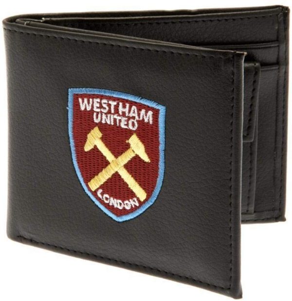 West Ham United F.C. Embroidered Leather Wallet