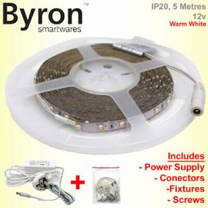 Byron 5M LED Flexible Mood Strip Lighting .TV/Bed/Cupboard/Wardrobe Light