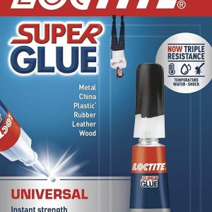 2x LOCTITE Universal Instant Strength Super Glue 3g