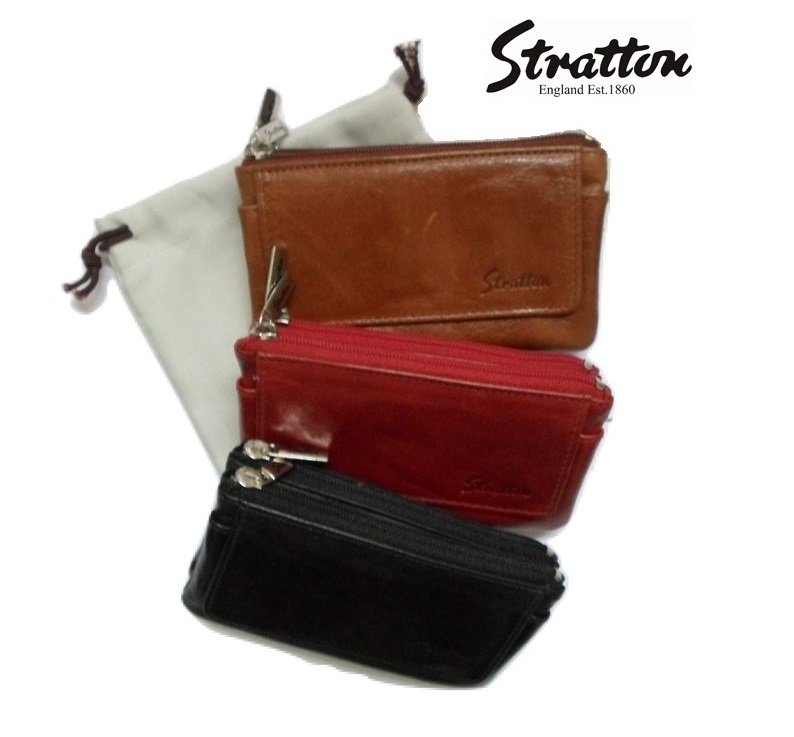 Stratton Branded Luxury Italian Leather ladies wallet and a purse 