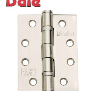 DALE Satin Stainless Steel Door Butt Hinges 100 x 75 x 3mm (4" x 3")