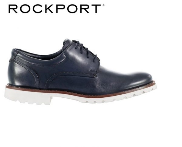 Rockport Men's Colben Plain Toe shoes CH3953 Navy Blue