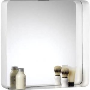 Croydex Barton Square Steel Box Framed Bathroom Mirror