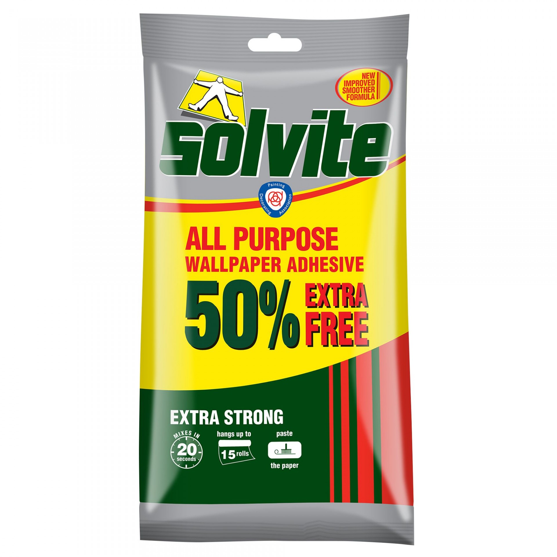 Solvite All Purpose Wallpaper Paste Extra Strong /30 Roll –  Online4Bargains