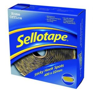 Sellotape sticky loop spots 400x22mm